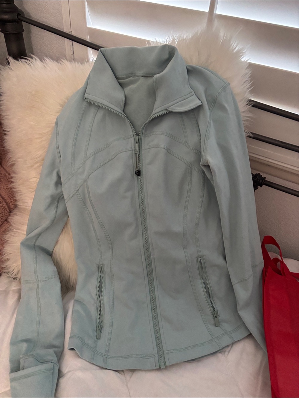 lululemon athletica Pale Blue Women's Zip Jacket